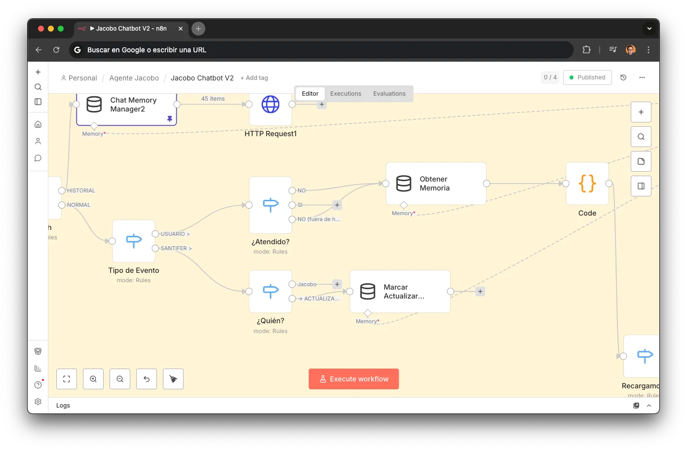 Event pre-filtering in n8n