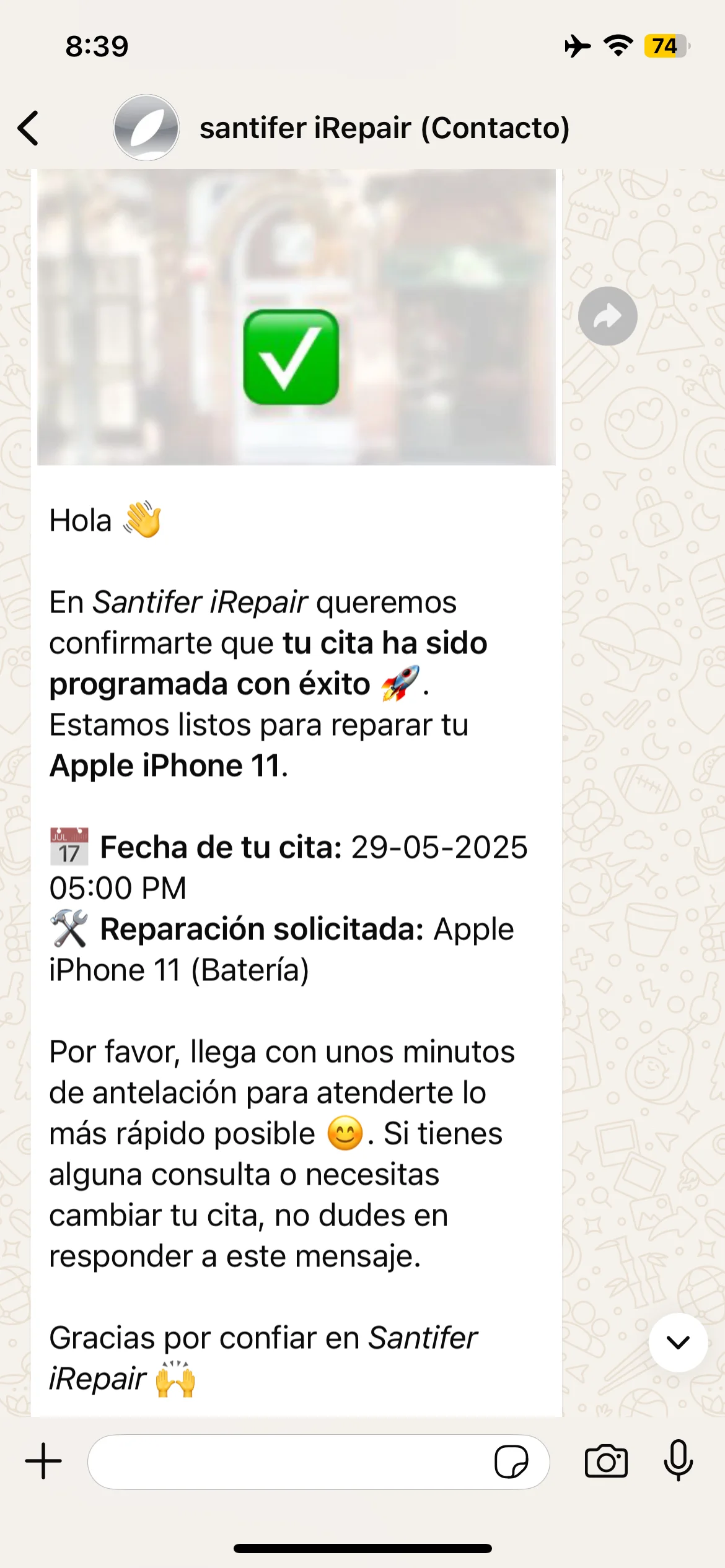 Booking: "Book me an appointment" → tomorrow availability → "At 17"