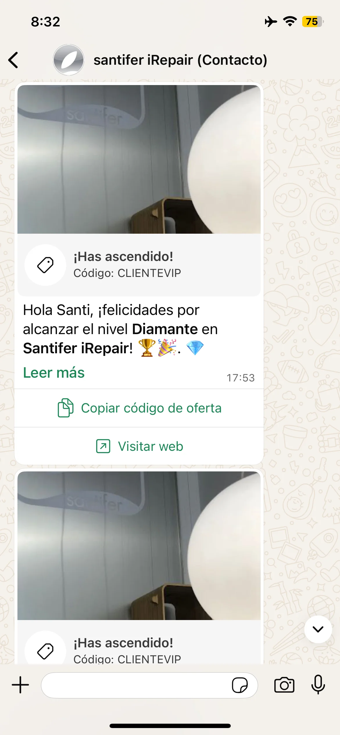 Diamond template: automated loyalty program