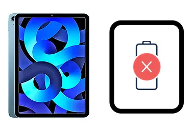 Battery replacement overlay — iPad Air 5