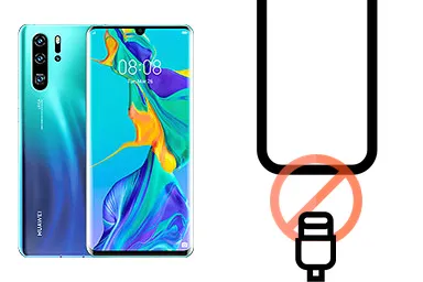Charging port overlay — Huawei P30 Pro