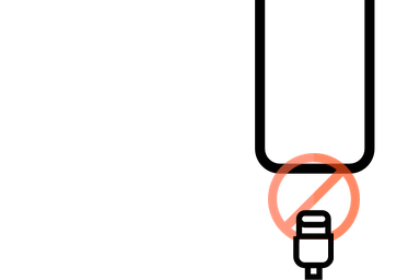 Charging port overlay